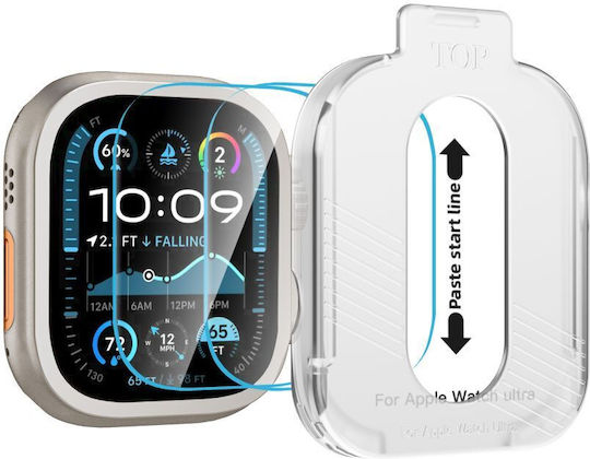 Tech-Protect Gehärtetes Glas für das Apple Watch Ultra 49mm 2Stück