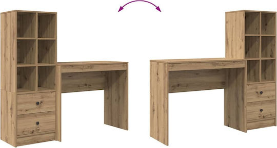 Γραφείο Αποθηκευτικό Χώρο Συρτάρι 2 Pcs Artisan Δρυς 3337328