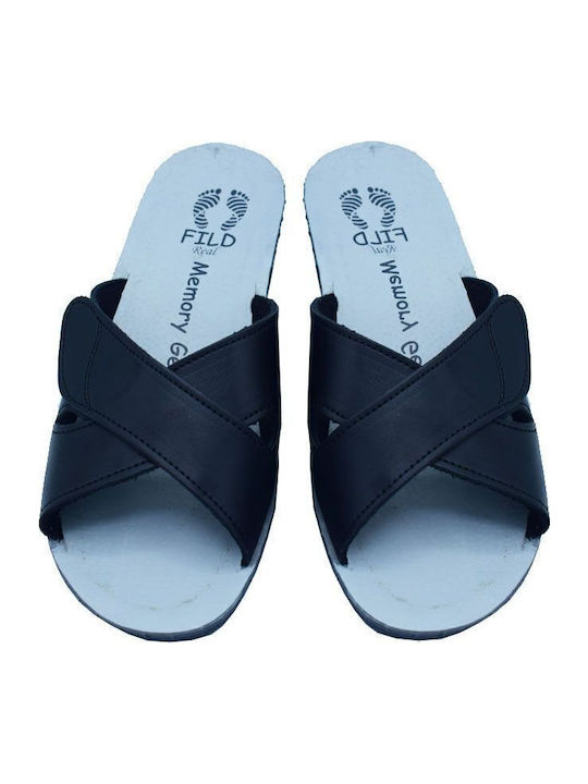 Women's Flat Sandals Anatomic in Black Color