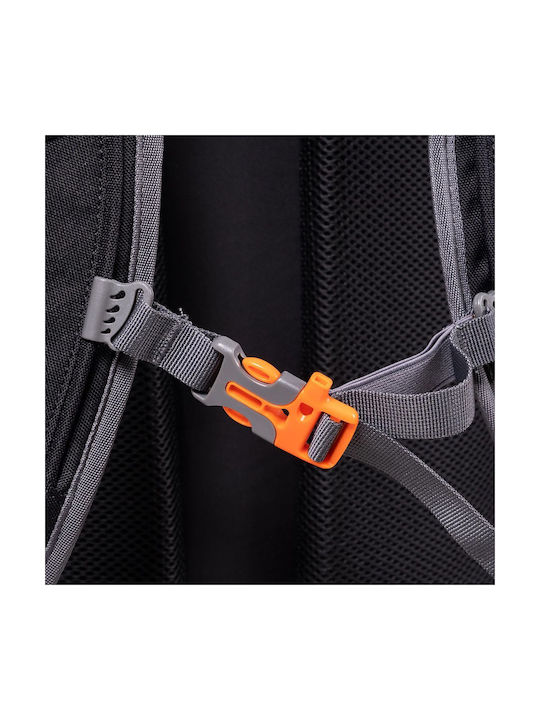 Alpinus Ορειβατικό Σακίδιο 22lt Αδιάβροχο Μαύρο Daypack