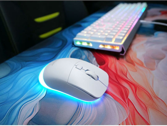 Cherry XTRFY M50 Ασύρματο RGB Gaming Ποντίκι 12000 DPI Λευκό