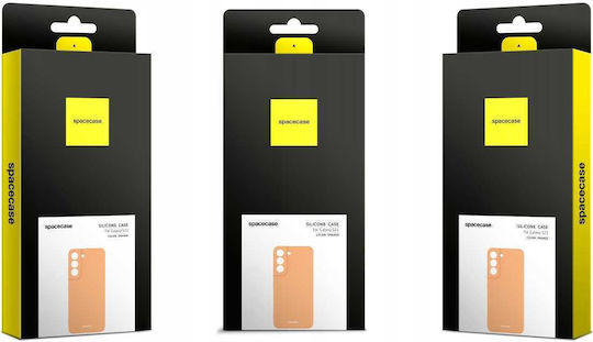 Spacecase Back Cover Σιλικόνης Πορτοκαλί (Galaxy S22 5G)