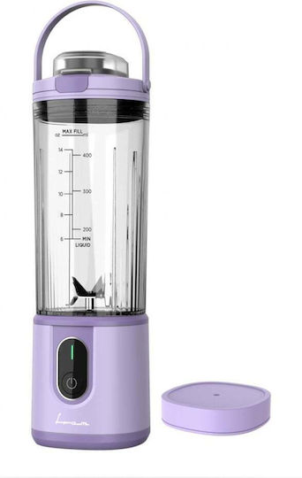 Fram Μπλέντερ με Γυάλινη Κανάτα 400 ml 7.4V Μωβ FBP-P74PP