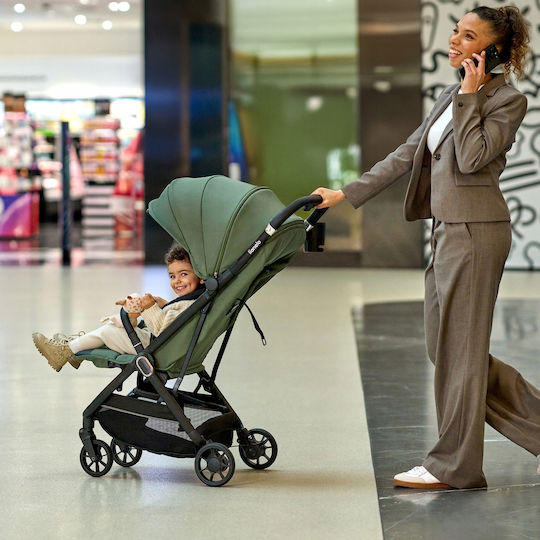 Lionelo Bess Baby Stroller Suitable for Newborn Green 7.5kg