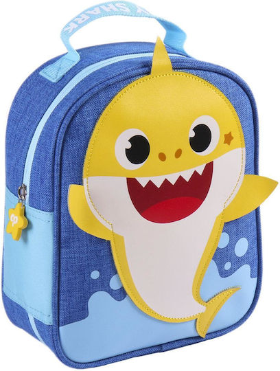 Cerda Baby Shark 3D Genți De Prânz Pentru Copii De Mână Albastre Baby Shark 19x8x23cm