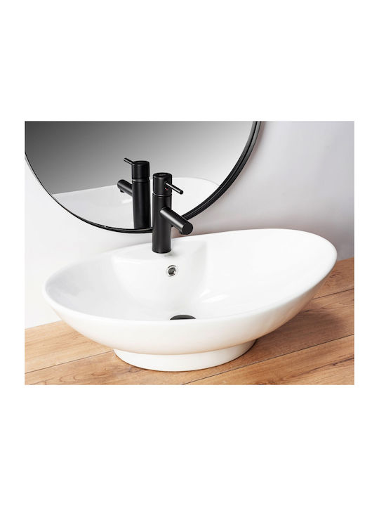 Rea Rosa-2 Aufgesetztes Waschbecken Porzellan 58.5x38.5x17.5cm Weiß