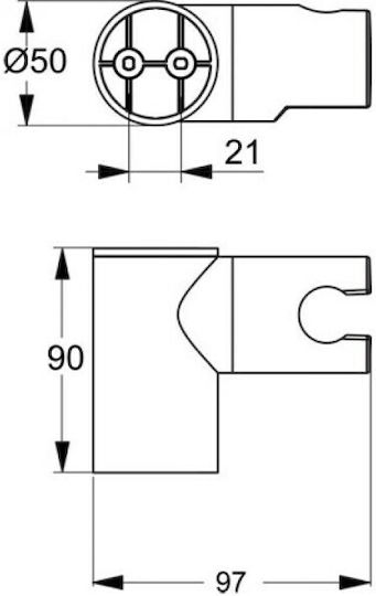 Ideal Standard Idealrain Shower Head Holder