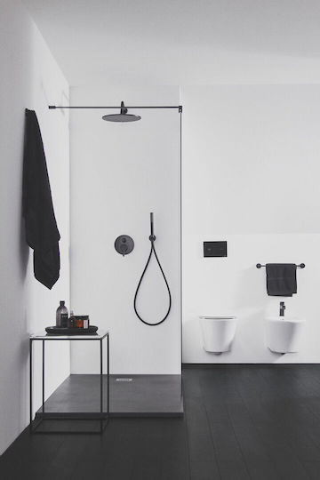 Ideal Standard Idealrain Στήριγμα Ντουζ Black