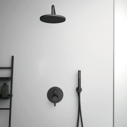 Ideal Standard Idealrain Στήριγμα Ντουζ Black