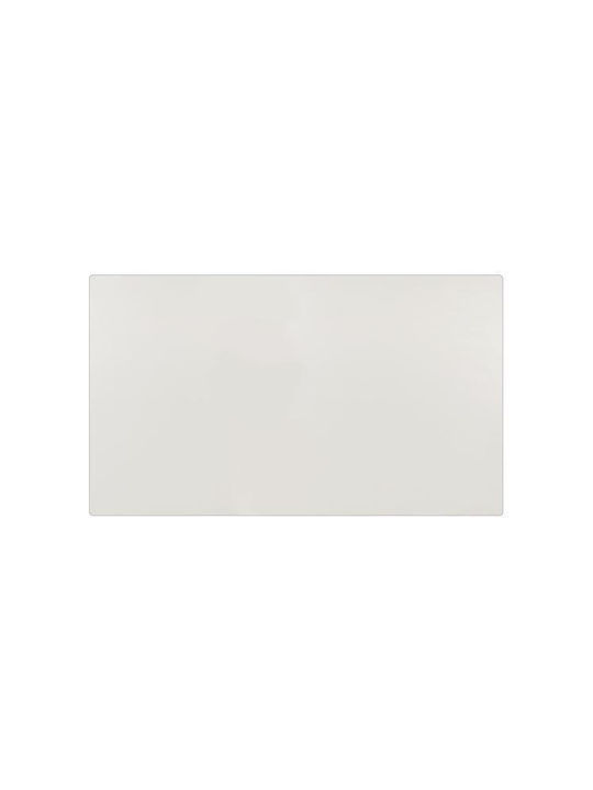 HomeMarkt Compact Ορθογώνια Επιφάνεια Τραπεζιού από Μασίφ Ξύλο σε Λευκό Χρώμα 120x70cm HM5163.01