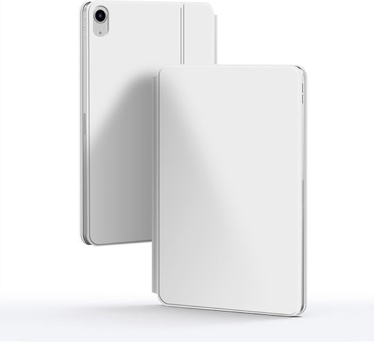 Flip Cover with Keyboard in English US White (iPad 11" 2025 iPad 10.9" 2022)