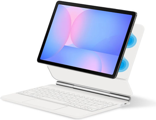 Θήκη Πληκτρολόγιο Samsung Galaxy Tab S10 Fe Magnetic Keyboard Touchpad Στα Αγγλικά Us Λευκό