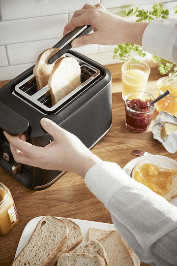 Tefal Φρυγανιέρα 2 Θέσεων 850W Μαύρη