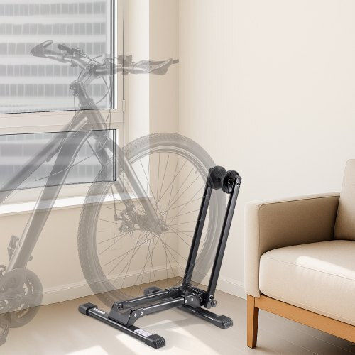 Vevor Foldable Bike Rack 20 To 29 Inch Mountain & Road Bikes Storage Stand