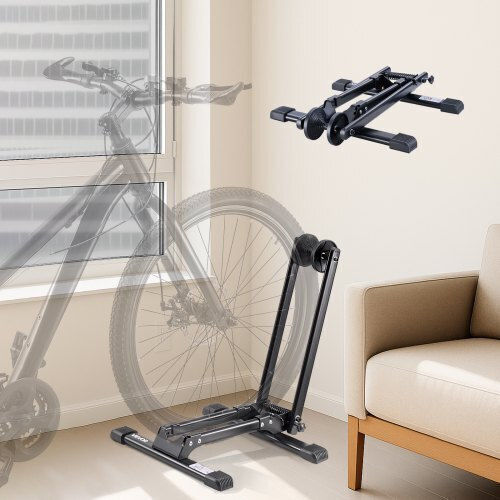 Vevor Foldable Bike Rack 20 to 29 Inch Mountain & Road Bike Storage 2 Pack