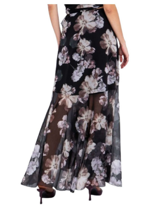 Cu talie înaltă Mini Fustă Floral Floral