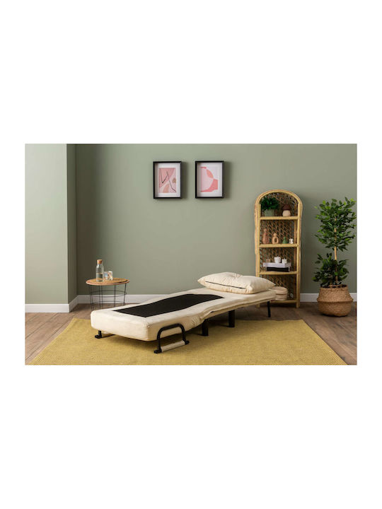 Sento Single Armchair Bed Cream 50x40x60cm