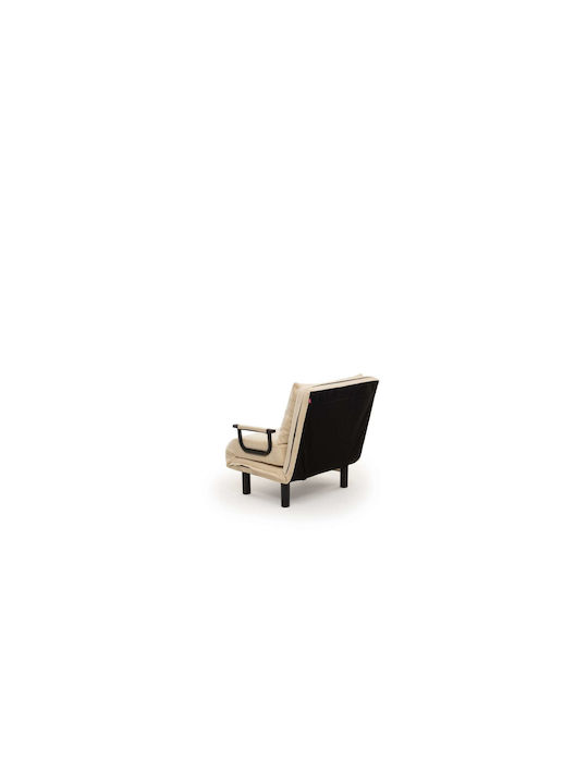 Sento Single Armchair Bed Cream 50x40x60cm