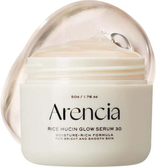 Arencia Serum Facial cu Mucină de Orez cu Niacinamidă pentru Strălucire și Albire 50gr