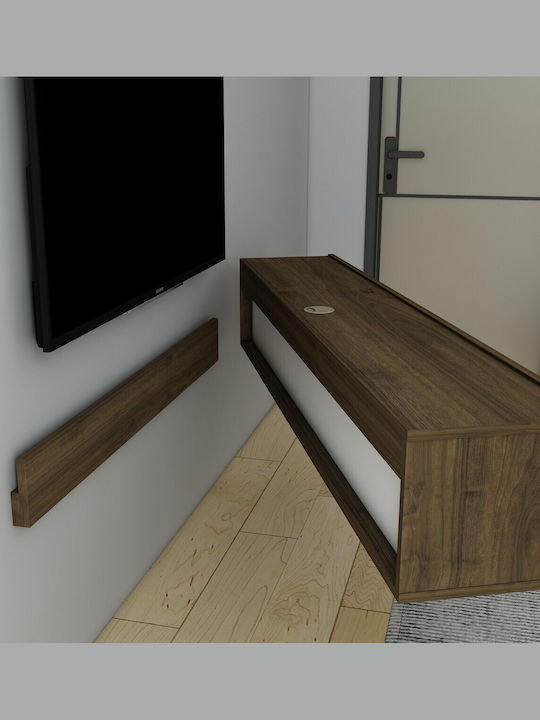 Шкаф за телевизор Дървен Walnut Д160xШ29.6xВ31.4см