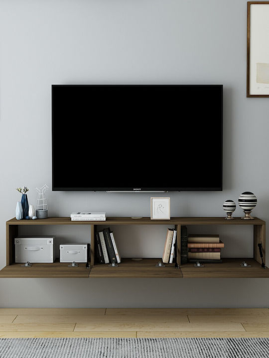 Шкаф за телевизор Дървен Walnut Д160xШ29.6xВ31.4см