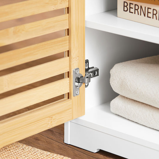 Entry Furniture with Bench White 71x35x43cm