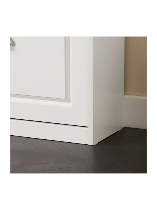 Eingangsmöbel mit Bank White 60x24x51cm