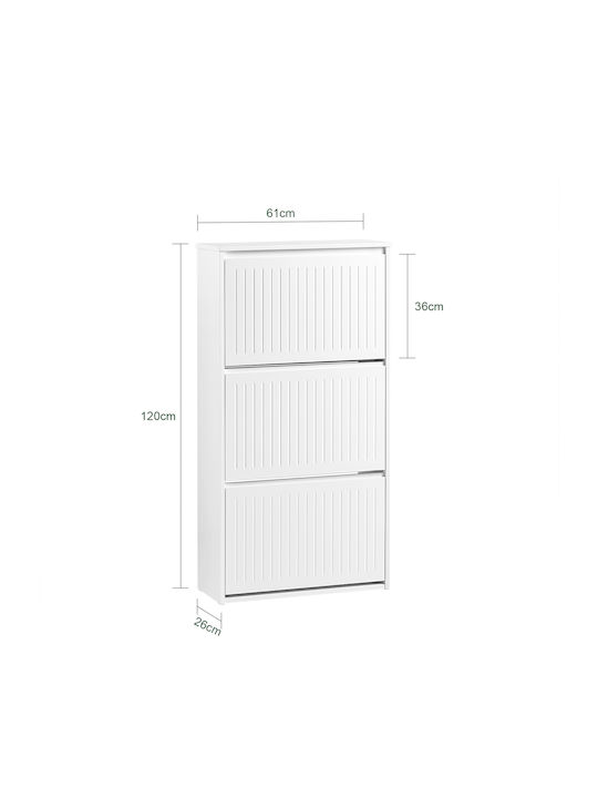 Lemnoasă Suport pentru pantofi L61xW25xH120cm