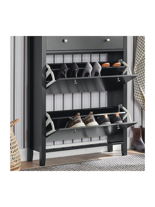 Metall Schuhschrank 80x25x108cm