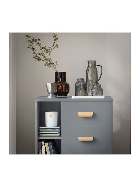 Nachttisch Holz Gray 48x40x60cm