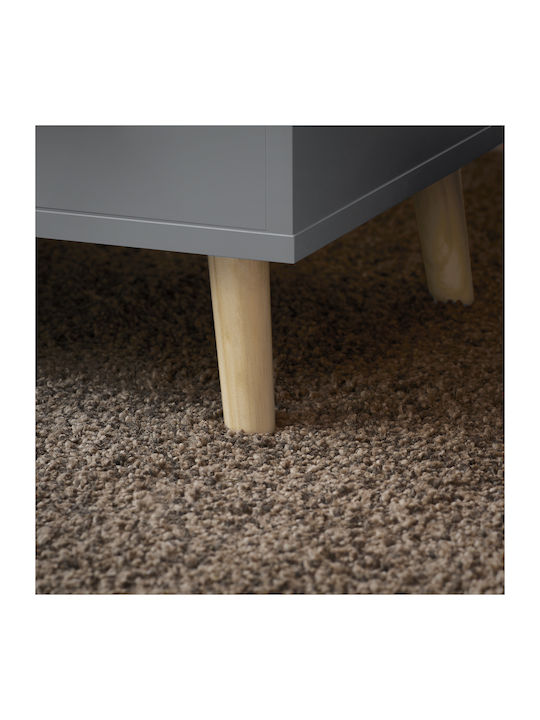 Nachttisch Holz Gray 48x40x60cm