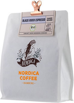 Nordica Coffee Espresso Kaffee Indien Karamell Bohnen 500gr