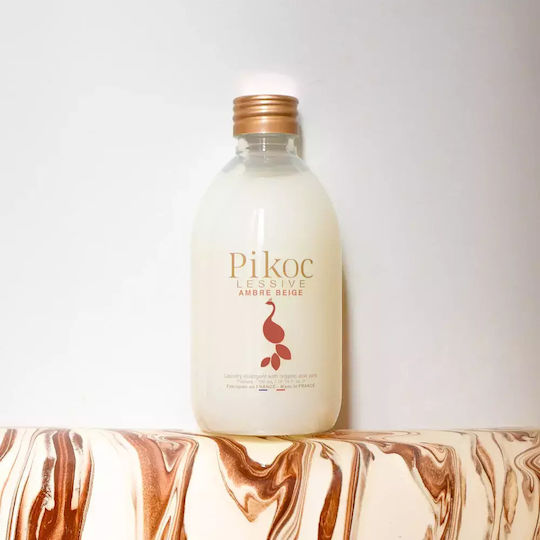 Pikoc Flüssig Waschmittel für Empfindlich, Farbige & Weiße Kleidung 300ml (7 Messbecher) 1cm