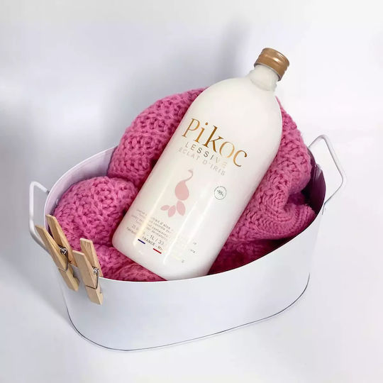 Pikoc Liquid Detergent for Sensitive, Coloreds & Whites Clothes 1lt (30 Measuring Cups)