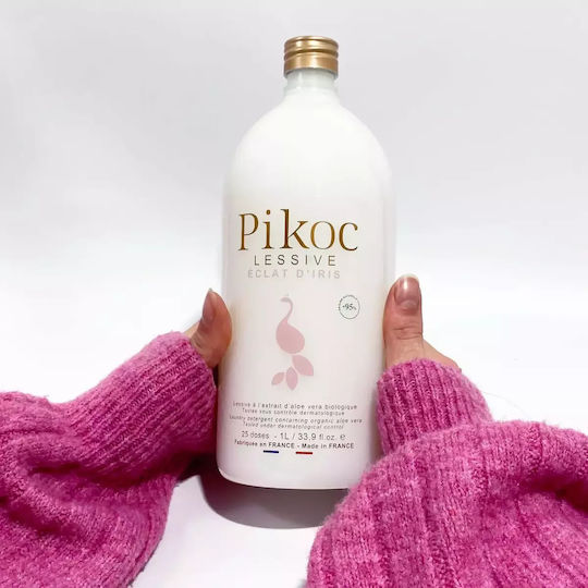 Pikoc Liquid Detergent for Sensitive, Coloreds & Whites Clothes 1lt (30 Measuring Cups)