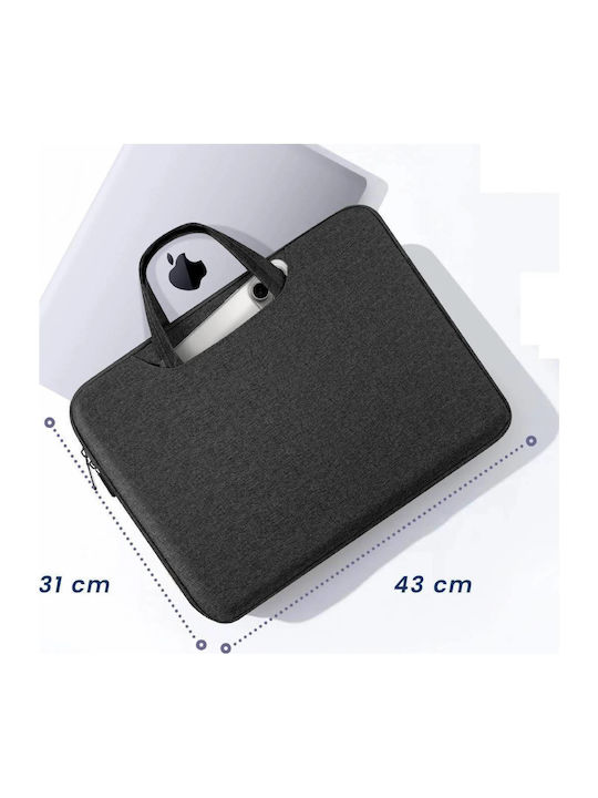Dux Ducis Sleeve Macbook Pro 15 16" Zippered Waterproof Handle Black