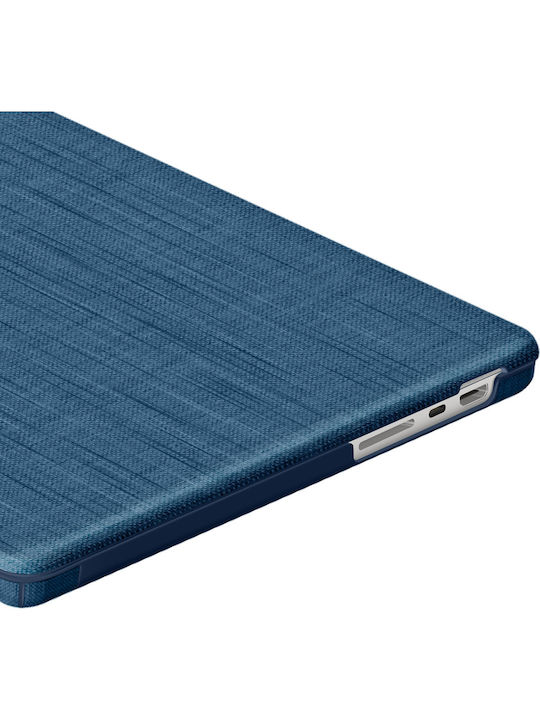 Avizar Macbook Pro 16" Fabric Case Foldable Magnetic Stand Blue