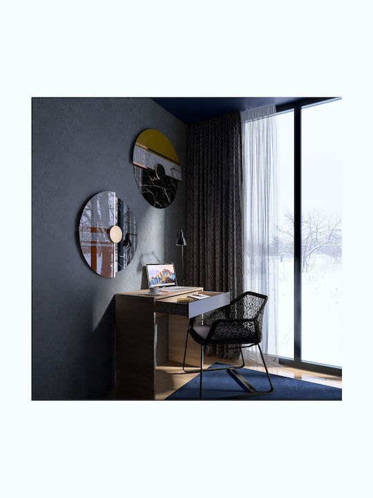 Компютърно Бюро City Дървесно Sonoma Oak Графит 75x38x75см