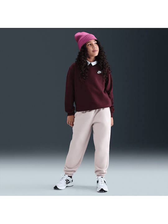 Kids Sweatpants Fuchsia Sportswear Club