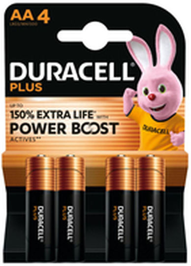 Duracell Plus Алкални Батерии AA 1.5V 4бр