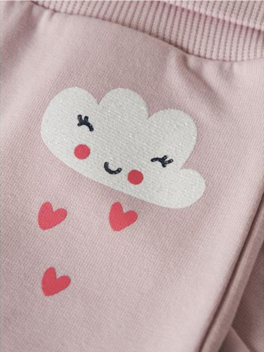Pantaloni pentru Copii Pink Cloud