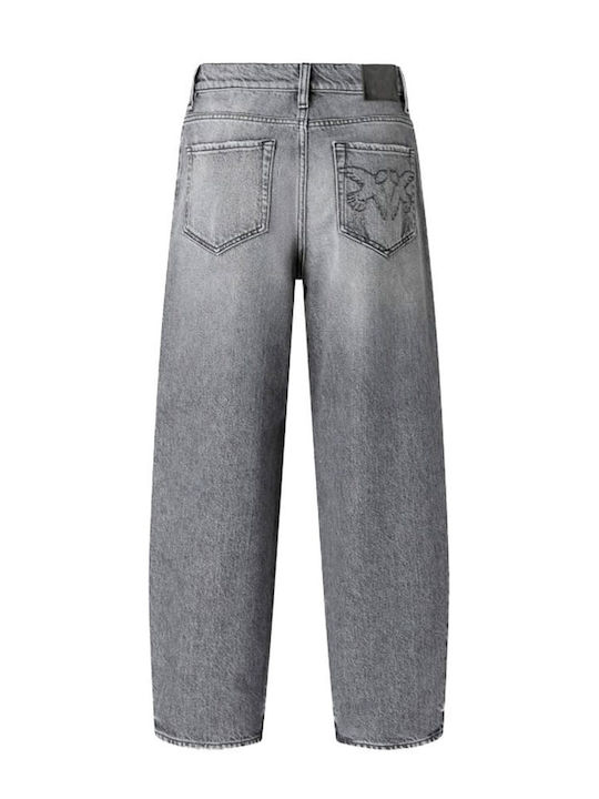 Estelle Egg Women's Jean Pants In Balloon Leg Style Gray 103857A2RY-001PJ9