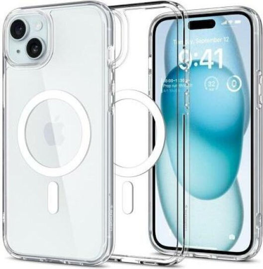 Spigen Ultra Hybrid MagFit Umschlag Rückseite Kunststoff 2mm Weiß (iPhone 15)