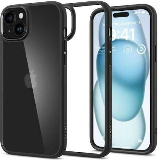 Spigen Ultra Hybrid Back Cover Plastic 2mm Matte Black (iPhone 15)