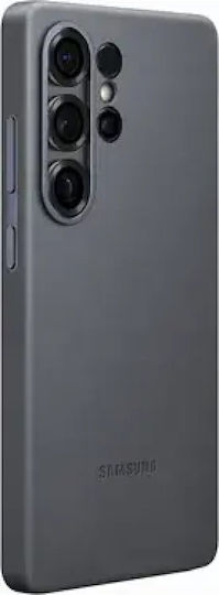 Samsung Kindsuit Back Cover Back Cover Δερμάτινο Μαύρο (Galaxy S25 Ultra)