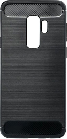 Forcell Back Cover Σιλικόνης Μαύρο (Galaxy S9+)