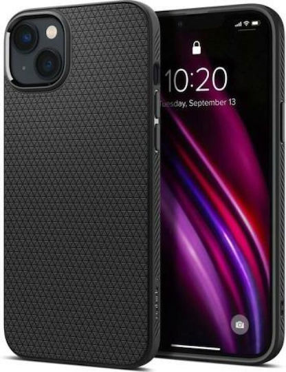Spigen Liquid Air Back Cover Silicone 0.3mm Black (iPhone 15)