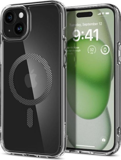 Spigen Ultra Hybrid (MagFit) Back Cover Plastic 2mm Carbon Fiber (iPhone 15 Pro)