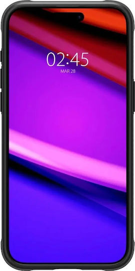 Spigen Rugged Armor MagFit Back Cover Σιλικόνης 2mm Μαύρο (iPhone 15 Pro Max)