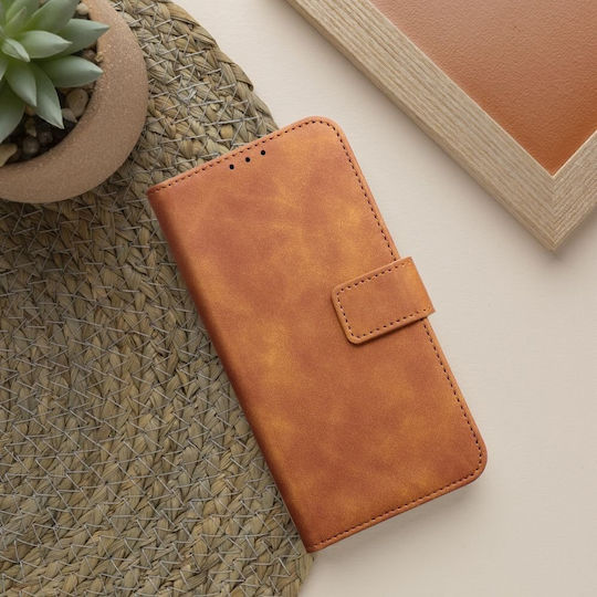Forcell Tender Книга Изкуствена кожа Кафяв (Redmi Note 12 4G)